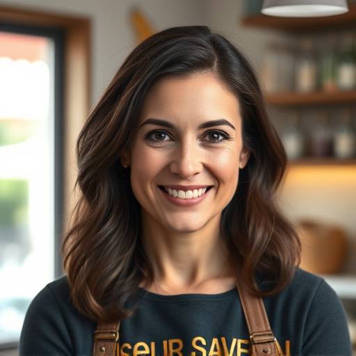 Portrait de Sophie Martin, g√©rante de Saveurs d'Antan